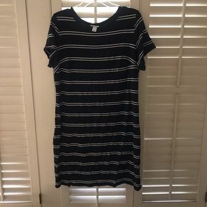 Striped T-Shirt Dress